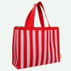 THE STICKY SIS CLUB Taška shopper -  stripescerise + ballet