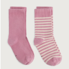 GRAY LABEL Sada ponožek GOTS 2-pack - Bubblegum - Cream