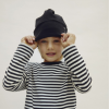 GRAY LABEL Čepice Bonnet GOTS - Pirate Black