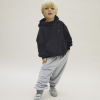 GRAY LABEL Mikina s kapucí GOTS - Pirate Black