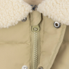 KONGES SLOJD Zimní bunda ALPI COLLAR PALE OLIVE GREEN (1)