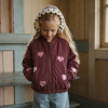 KONGES SLOJD Bomber JUNO SEQUIN - DECADENT CHOCOLATE