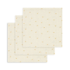 KONGES SLOJD Mušelínové pleny MUSLIN 3ks LEMON DOT