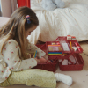KONGES SLOJD Kreativní výtvarný kufřík GLITTER ROSE (9)