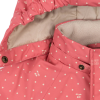 KONGES SLOJD Zimní bunda MISMOU FRILL - CHERRY BERRY DOT