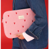 STUDIO NOOS Obal na notebook Teddy Light Pink Hearts (2)
