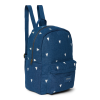 STUDIO NOOS Midi batoh Denim Dark Blue White Hearts (2)