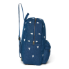 STUDIO NOOS Midi batoh Denim Dark Blue White Hearts (1)