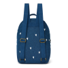STUDIO NOOS Midi batoh Denim Dark Blue White Hearts