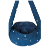 STUDIO NOOS Taška Cross body mini Denim Dark Blue White Hearts (5)