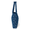 STUDIO NOOS Taška mom bag Denim Dark Blue White Hearts