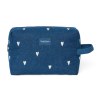 STUDIO NOOS Toaletní taštička Denim Dark BlueWhite Hearts (4)