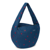 STUDIO NOOS Taška Cross Body Denim Dark Blue Red Hearts (3)