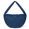 STUDIO NOOS Taška Cross Body Denim Dark Blue Red Hearts (8)