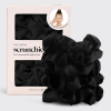 KITSCH Saténové gumičky – Assorted Black (4)