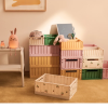 LIEWOOD Sada 2 úložných boxů Weston M Peach Sea shell (1)