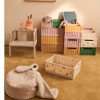 LIEWOOD Sada 2 úložných boxů Weston M Peach Sea shell
