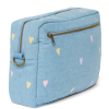 STUDIO NOOS  Organizér na kočárek Denim - Light Blue Hearts