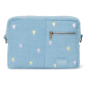 STUDIO NOOS  Organizér na kočárek Denim - Light Blue Hearts