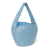 STUDIO NOOS Taška Cross Body Denim Light Blue Hearts (3)
