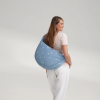 STUDIO NOOS Taška Cross Body Denim Light Blue Hearts (1)