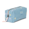 STUDIO NOOS Pouzdro Denim Light Blue Hearts (2)