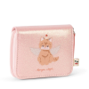 KONGES SLOJD Peněženka s kočičkou - CERISE GLITTER PINK