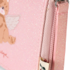 KONGES SLOJD Peněženka s kočičkou - CERISE GLITTER PINK