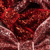 KONGES SLOJD Sponky mašličky RED GLITTER ROSE GLITTER (1)