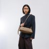 ÖLEND Kabelka Dumpling Suede Stone (2)