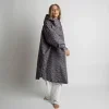 VIVI MARI Raincoat leo splashes dark grey/ash plum