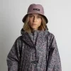 VIVI MARI Raincoat leo splashes dark grey/ash plum