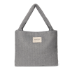 STUDIO NOOS Taška mom bag Flannel Light Grey (6)