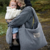 STUDIO NOOS Taška mom bag Flannel Light Grey (7)