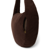 STUDIO NOOS Taška Cross Body RIB Dark Brown (2)